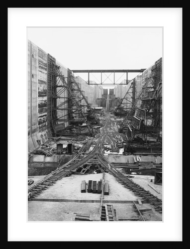 Panama Canal Under Construction by Anonymous