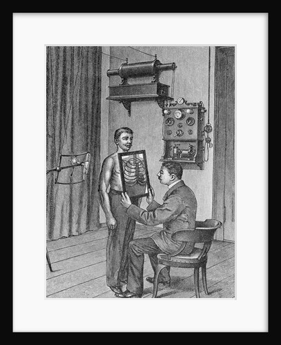 Doctor Taking X-Ray by Anonymous