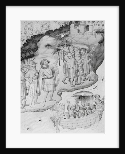 Pilgrims Arriving in Holy Land During Crusades by Anonymous