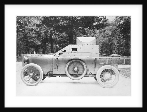 Display of an Early Armored Car by Anonymous
