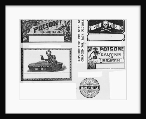 Five Labels for Poison by Anonymous