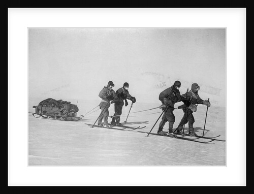 Polar Explorers on Skis by Anonymous