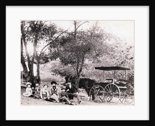 Family Enjoying Picnic by Anonymous