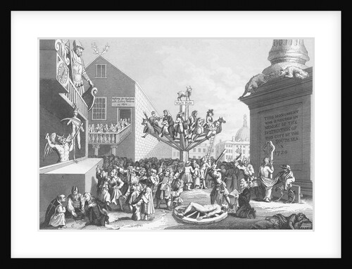 An Emblematical Print on the South Sea Scheme by William Hogarth