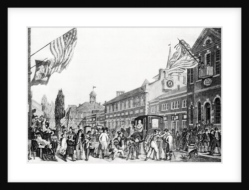 Crowds Gathering During Election by Anonymous