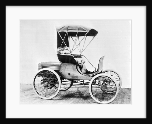 Display of an Early Winston Automobile by Anonymous
