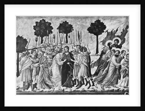 The Seizing of Jesus from the Maesta Altarpiece by Duccio di Buoninsegna
