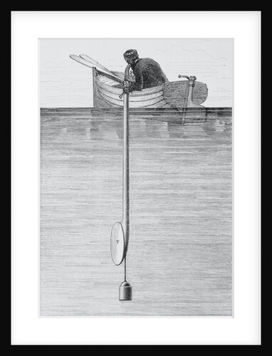 Sailor Measuring Depth of Ocean by Anonymous