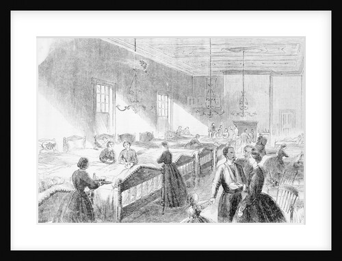 Clara Barton Supervising Nurses by Anonymous