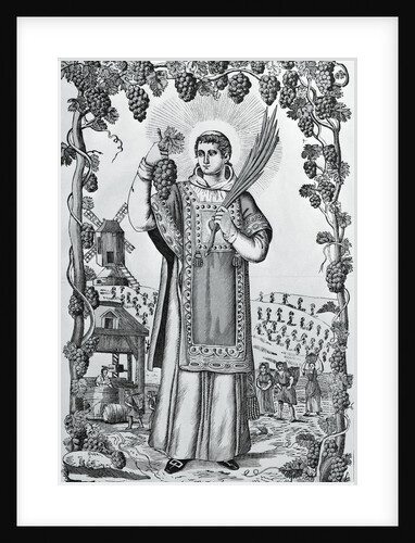 Patron Saint of the Vinters St. Vincent by Anonymous