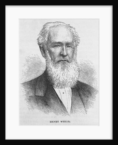 Portrait of Henry Wells Founder of Wells Fargo by Anonymous