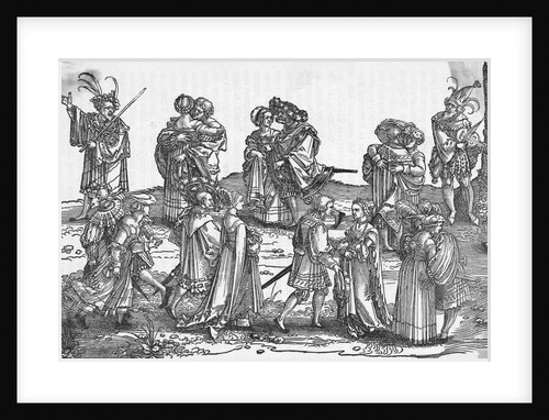 Dance Scene of 16th Century by Anonymous