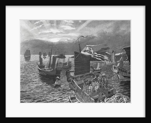 The Fleet of Kublai Khan Passing Through the Indian Archipelago by William Henry Drake