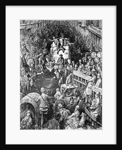 Traffic Jam in London by Gustav Dore