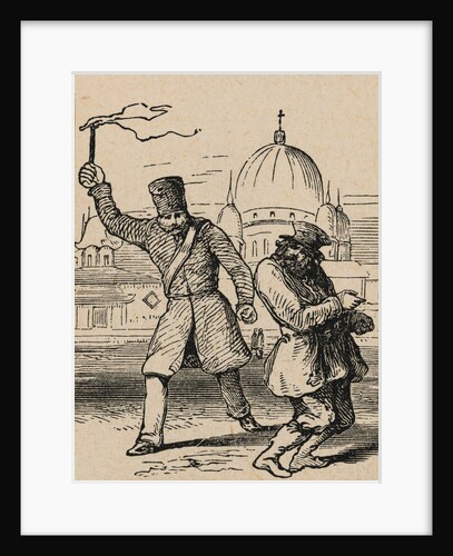 Policeman Whipping Jew by Anonymous