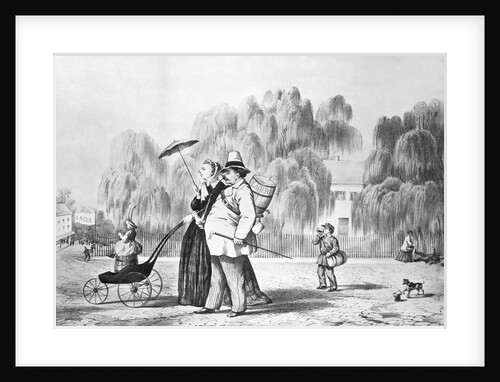 Citizens Carrying Beer While Strolling by Anonymous