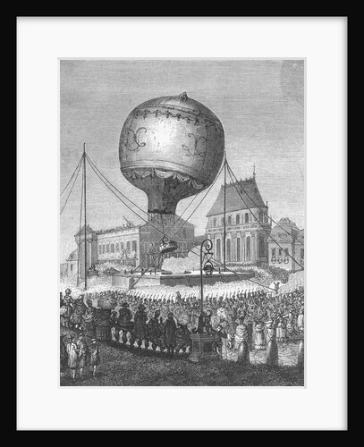 Drawing of Balloon Transport from Versailles by Anonymous