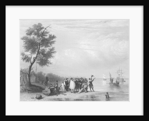 New Settlers on Shores of Jamestown by Anonymous