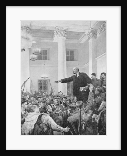 Vladimir Lenin Addressing Crowd by Anonymous