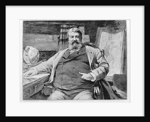 H. H. Richardson Sitting in Chair by Anonymous