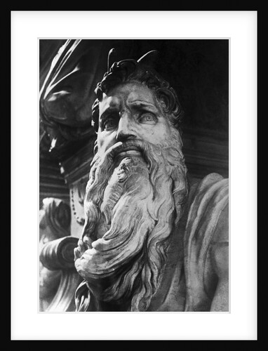 Detail of Moses by Michelangelo Buonarroti