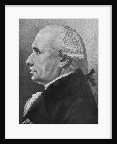Lithograph Portrait of Gaspard Monge by Anonymous
