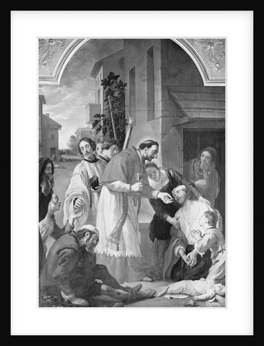 Painting Entitled The Plague in Milan by Anonymous