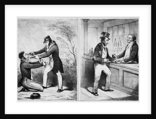 Which is the Worst, Deliver or Die! Deliver and Die! Illustration from Police Gazette by Anonymous