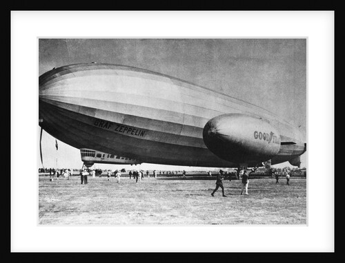 Landing of Graf Zeppelin on Field by Anonymous
