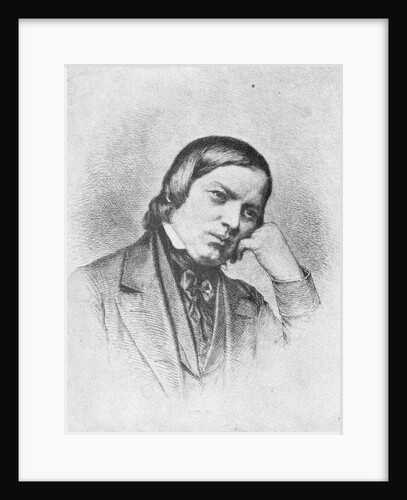 Portrait of German Composer Robert Schumann by Anonymous