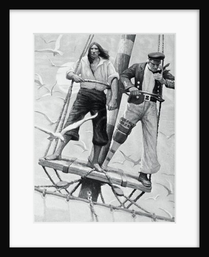 Moby Dick Illustration by Mead Schaeffer