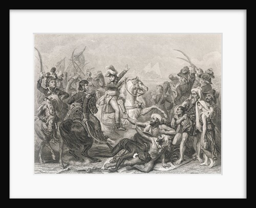 Napoleon I and His Men Fighting Egyptians by Anonymous