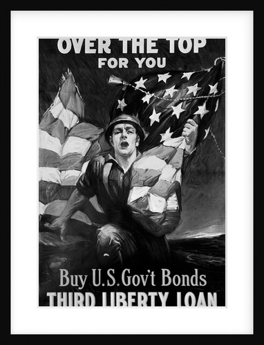 Over the Top for You Liberty Loan Poster by Sidney H. Reisenberg