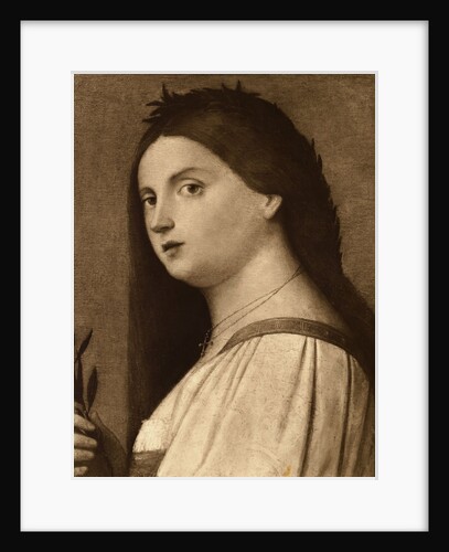 14th Century Painting of Italian Woman by Anonymous