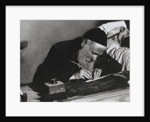 Scribe Working at His Desk by Anonymous