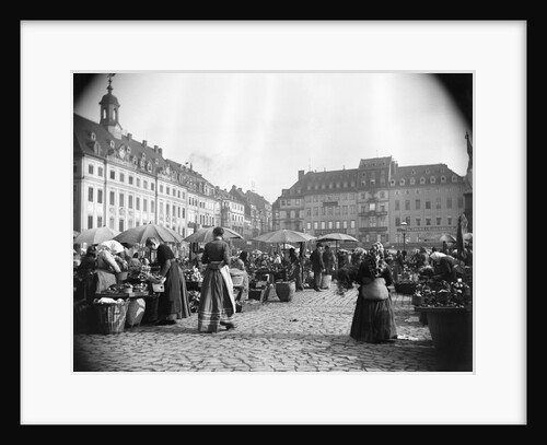 Market Square in Dresden, Germany by Anonymous