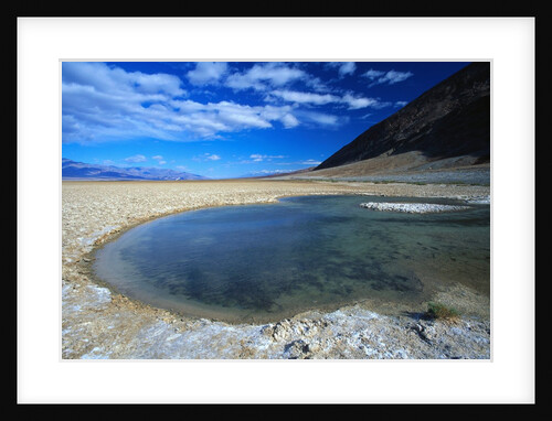 Badwater Deposit in Death Valley National Park by Anonymous
