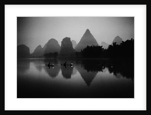 Cormorant Fishermen on the Li-Jiang River by Anonymous