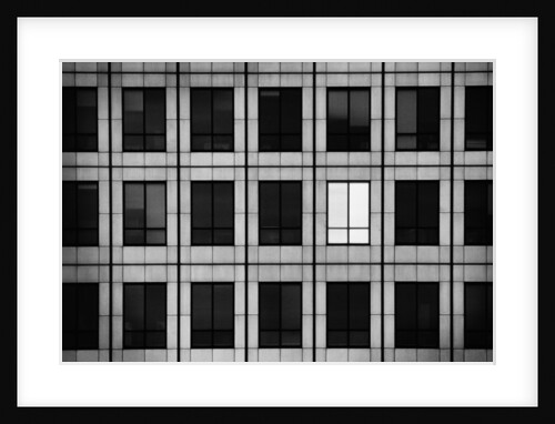 Single Lighted Window in Skyscraper by Anonymous
