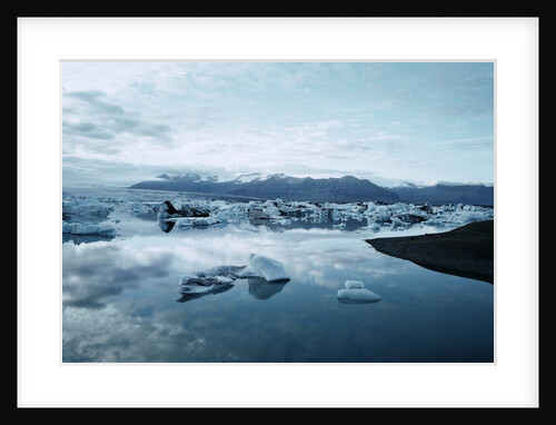 Bergy Bits Near Pack Ice by Anonymous