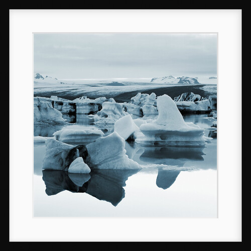 Bergy Bits Near Pack Ice by Anonymous