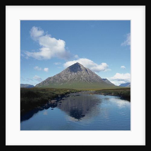 Buchaille Etive Mor Reflected in Lake by Anonymous