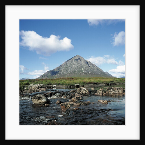 Buchaille Etive Mor Reflected in Lake by Anonymous