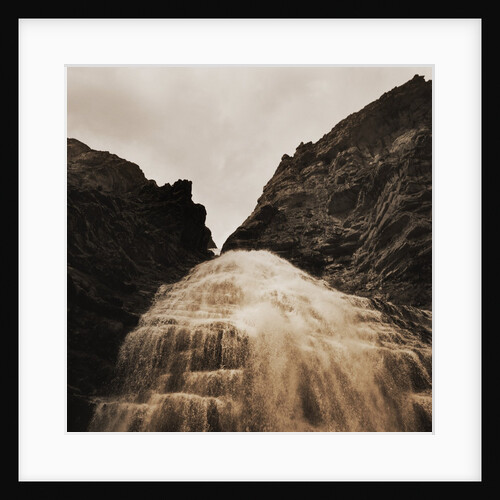 Waterfall Rushing Over a Cliff by Anonymous