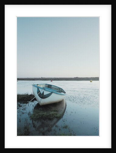 Boat Moored on a Waterway by Anonymous