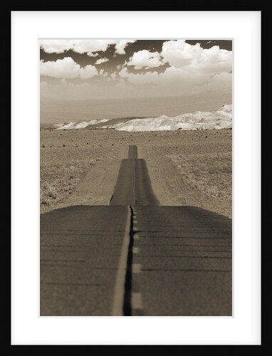Highway Cutting Through a Desert by Anonymous