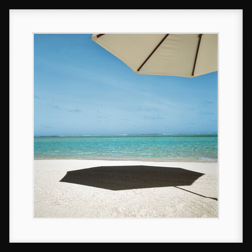 Shadow of Umbrella on the Beach by Anonymous