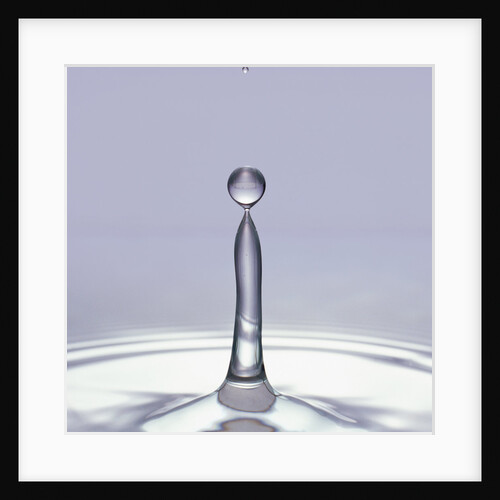 Droplet of Water and Ripple by Anonymous