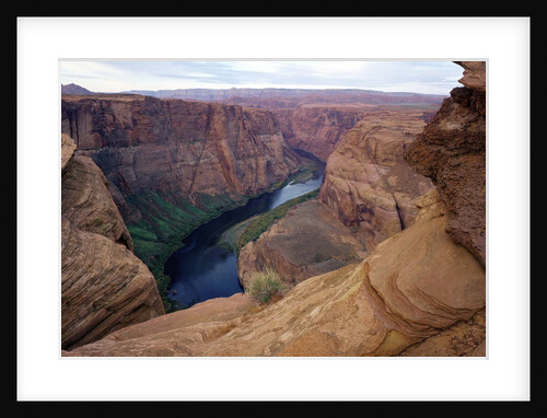 River Flowing Through Deep Canyon by Anonymous