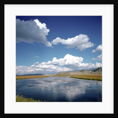 River Running Through Countryside by Anonymous